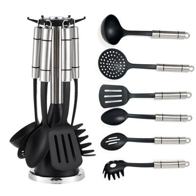 Direct Home and Kitchen Utensils Nylon Ladle Skimmer Turner Spoons for Household Items