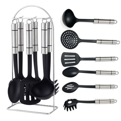 Direct Home and Kitchen Utensils Nylon Ladle Skimmer Turner Spoons for Household Items