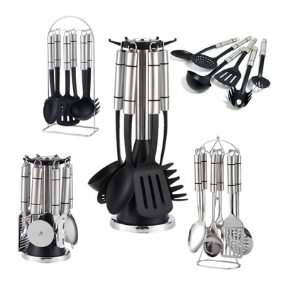 Direct Home and Kitchen Utensils Nylon Ladle Skimmer Turner Spoons for Household Items