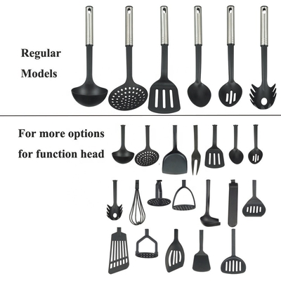 Tableware Kitchen Utensils Set with Silk Printing Logo and Nylon Spoon Holder Masher