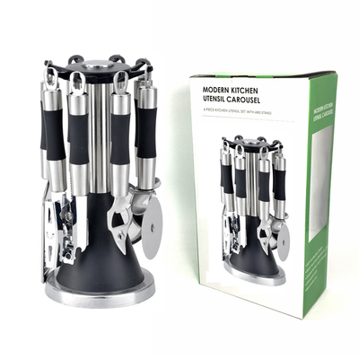 Silk Printing Logo 7 Piece Kitchen Tools Gadgets Set for Convenient and Stylish Cooking