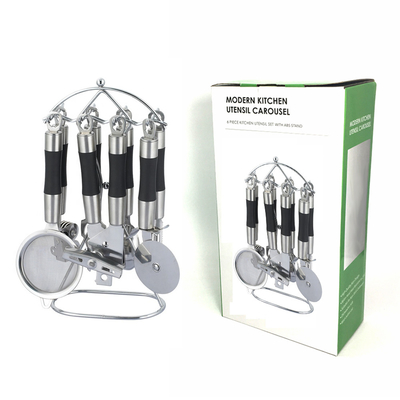 Silk Printing Logo 7 Piece Kitchen Tools Gadgets Set for Convenient and Stylish Cooking