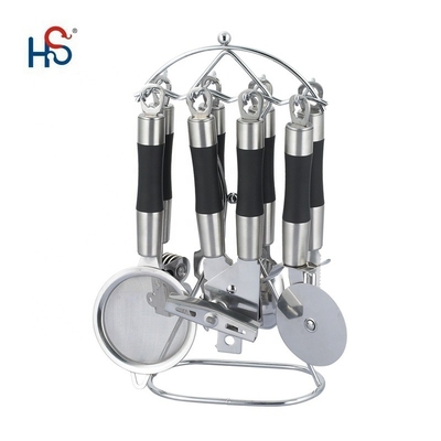Silk Printing Logo 7 Piece Kitchen Tools Gadgets Set for Convenient and Stylish Cooking