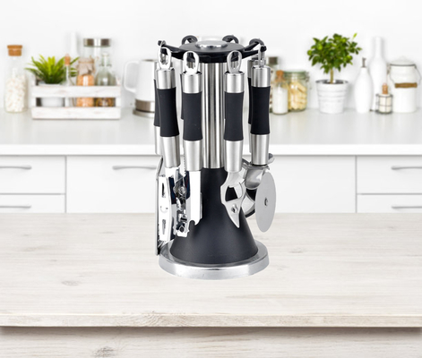 Silk Printing Logo 7 Piece Kitchen Tools Gadgets Set for Convenient and Stylish Cooking