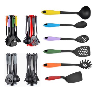 Kitchen Utensil Set with Silk Printing Logo and Durable Nylon Material