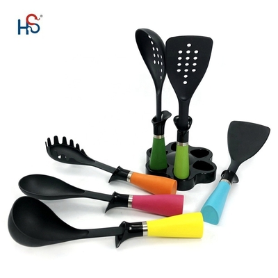 Non-Stick Cooking Tools Set 7 Piece Nylon Utensils for Effortless Cooking Experience
