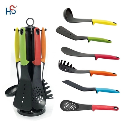 7 Pcs Non-stick Utensils Set with Heat Resistant Silicone Cooking Tools and TPR Handle
