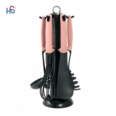 7 Pcs Non-stick Utensils Set with Heat Resistant Silicone Cooking Tools and TPR Handle