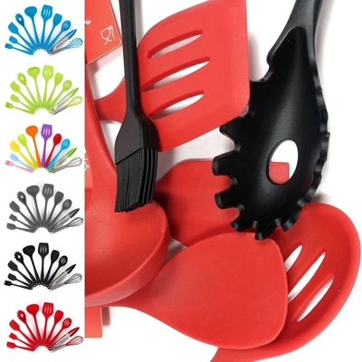 Silicone Kitchen Utensils Set Cooking Utensil Set for Kitchen Supplies by Umite Chef
