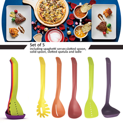 Home Restaurant Hotel Utensils Bulk Nylon Cooking Tool Set for Creative Cooking