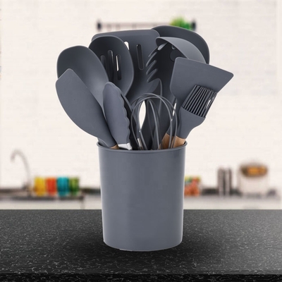 Experience the Best Cooking with Silicone Kitchen Utensils Set and Wooden Handle