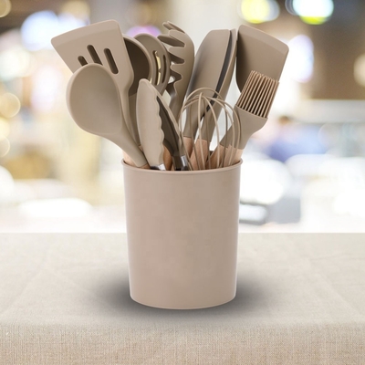 Experience the Best Cooking with Silicone Kitchen Utensils Set and Wooden Handle