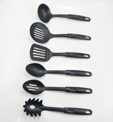 Multifunction 6 Piece Food Grade Nylon Customized Logo Serving Kitchen Utensils Set
