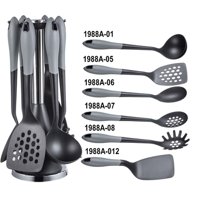 6-Piece Heat-Resistant Kitchen Utensil Set Non-stick Nylon 66 for Hassle-Free Cooking