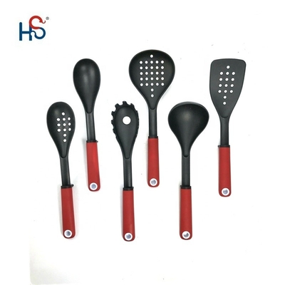 PA66 Plastic Multifunction 6 Piece Food Grade Cooking Tools Set for Serving and Cooking