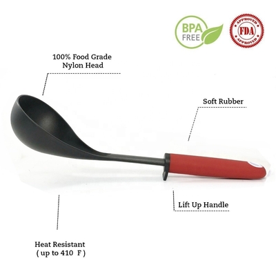 PA66 Plastic Multifunction 6 Piece Food Grade Cooking Tools Set for Serving and Cooking
