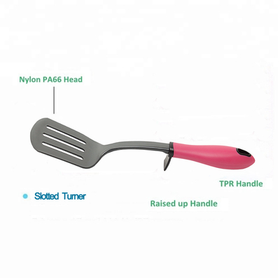 Cookking Nylon Plastic Colorful Kitchen Utensils Set for Home Kitchen Appliances
