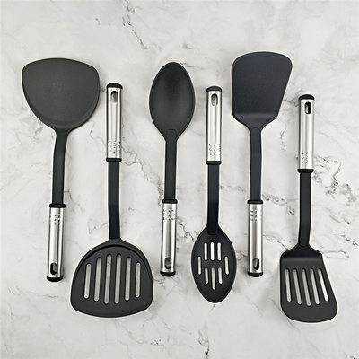 Kitchen Utensil Set Made of Stainless Steel with Heat Resistant Handle up to 210C