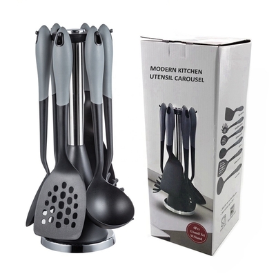 Nylon PA66 Non-Stick Cooking Tools Heat Resistant Utensils Silicone Cookware Sets