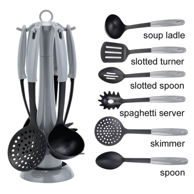 2024 Best Cookware Set Any Color Camp Kitchen Cooking Utensil Set with ABS Handle