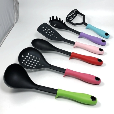 Eco-Friendly Solid Spoon Food Turner Spatula Slotted Spoon Whisk Acacia Silicon Cooking Utensil