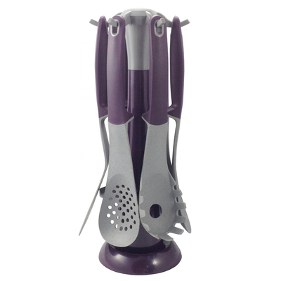 Non Stick Kitchen Utensil Set with Holder 7 Pieces and Heat Resistant up to 480°F