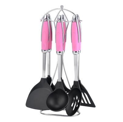 Non-stick 7 Pcs Nylon Cooking Tools Set Solid and Durable for Eco-friendly Kitchen