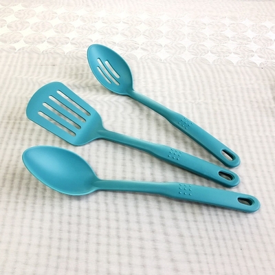 Modern Nylon Handle Ladle Utensil for Serving Soup Sauce Minestra and Pasta Design Black