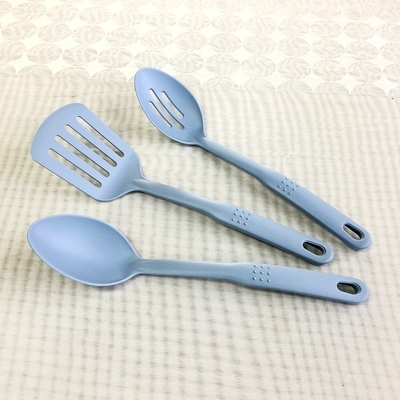 Modern Nylon Handle Ladle Utensil for Serving Soup Sauce Minestra and Pasta Design Black