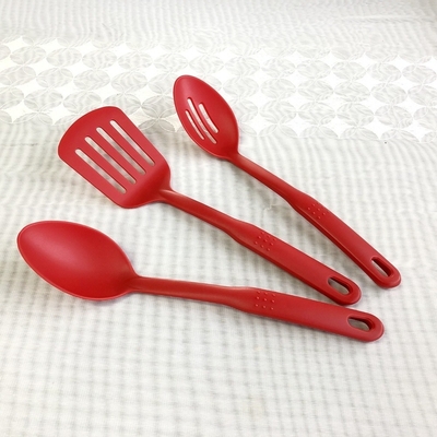 Modern Nylon Handle Ladle Utensil for Serving Soup Sauce Minestra and Pasta Design Black