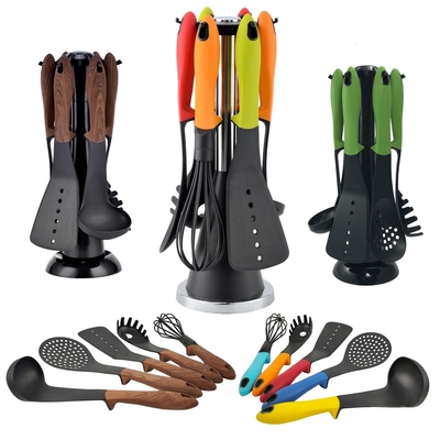 6-Piece Classical Cooking Tools Colour Cookware Baking Utensil Set Professional Grade