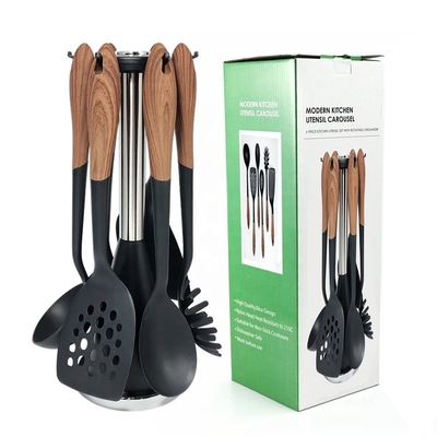 Non-stick Cookware Utensils Set of 6 with Heat Resistant Spatula/Ladle/Slotted Turner