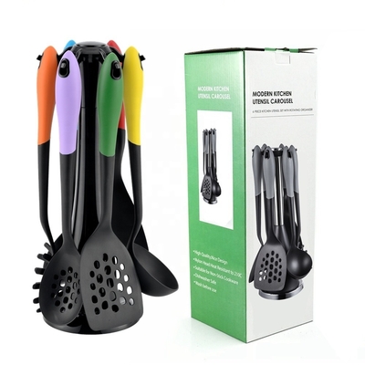 Best Kitchen Utensil Set 7PCS Sustainable Nylon and Customized Cocina Utensilios