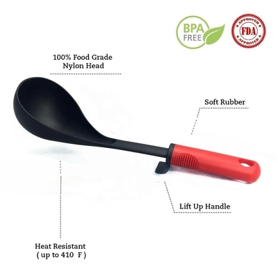 Sustainable Kitchen Cooking Utensil Set with Rotating Stand and TPR PP Handle Material