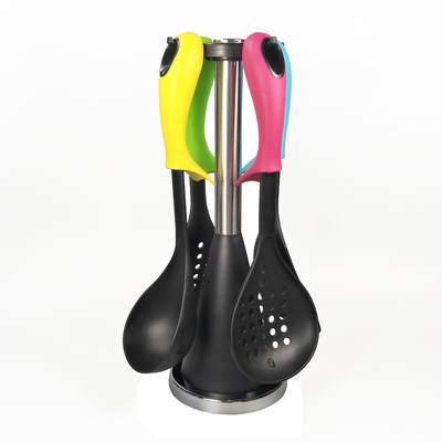 Compact and Sustainable Nylon Kitchen Utensil Set for Eco-Friendly Cooking Experienc