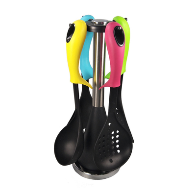 Compact and Sustainable Nylon Kitchen Utensil Set for Eco-Friendly Cooking Experienc