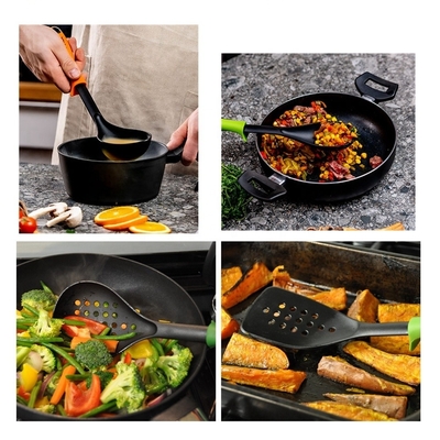 Haisheng 7pcs Cookware Set Including Nylon Kitchenware Utensil Sets for Kitchen Wares