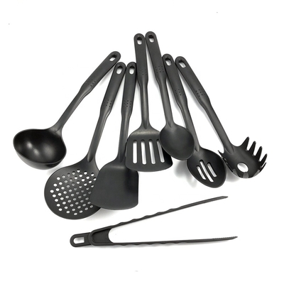Sustainable Cooking Utensils Set 7 Pieces Nylon Tools for Nonstick Cookware Blue