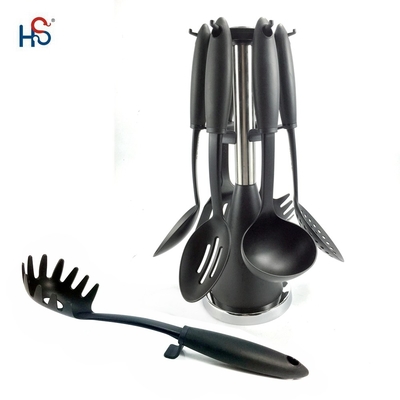 TPR Handle Stainless Steel Kitchen Utensils Spoons for Home and Kitchen Accessories