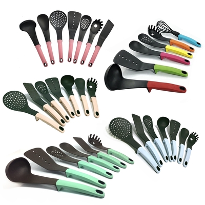 Colorful Nylon Kitchen Utensils and Appliances in Any Color for Non-stick Cooking