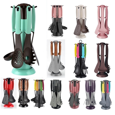 Colorful Nylon Kitchen Utensils and Appliances in Any Color for Non-stick Cooking