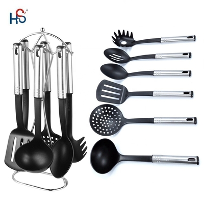 Kitchen Tools and Equipment Nonstick Nylon Cooking Utensil Set with Utensils Type
