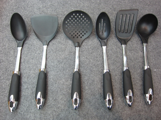 Kitchen Gadgets 6 pcs Cooking Utensil Set for 210C Temperature Cooking ISO9001 Attested