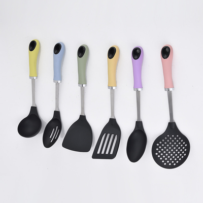 Kitchen Household Utensil Set with Non-Stick Cooking Tools and Stainless Steel Handle