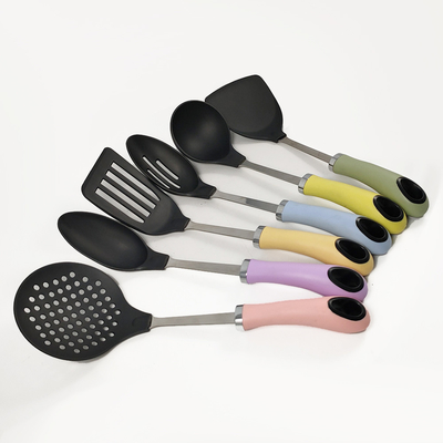 Kitchen Household Utensil Set with Non-Stick Cooking Tools and Stainless Steel Handle