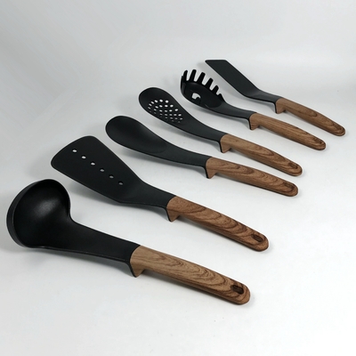 Kitchen Accessories Cooking Utensils Non Toxic Customized with Black ABS Handle Tools