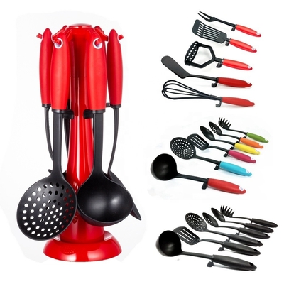 210pcs Kitchen Utensil Set with Heat-resistant Nylon Material Beautiful Cooking Tools