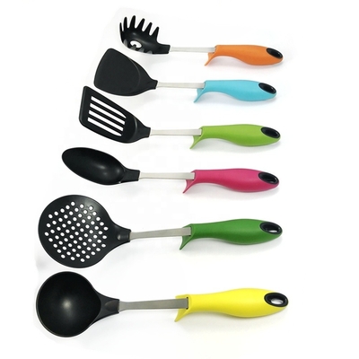 Sustainable Rotating Stand Kitchen Gadgets Nylon Kitchen Utensils Set with Performance